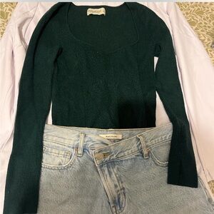 Abercrombie ribbed long sleeve